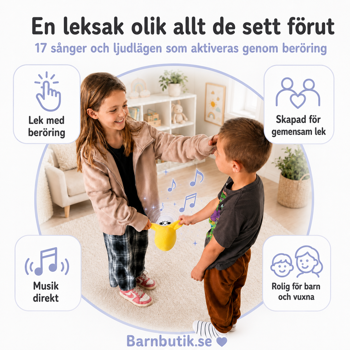 SjungVänner™ – Interaktiva musikaliska leksaker för barn