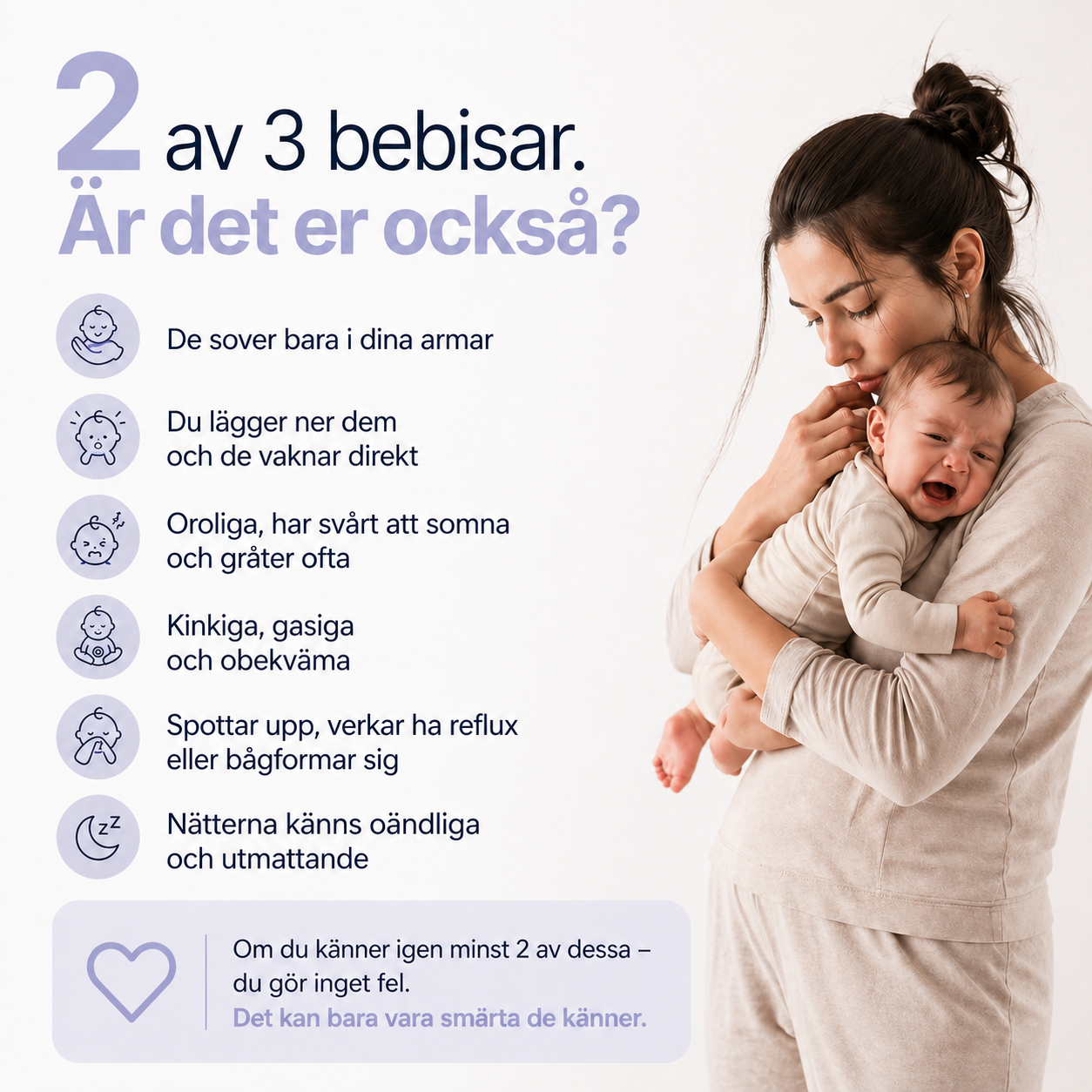 BabyRo™ – Fallskydd för Spädbarn med Orolig Mage & Spottningar