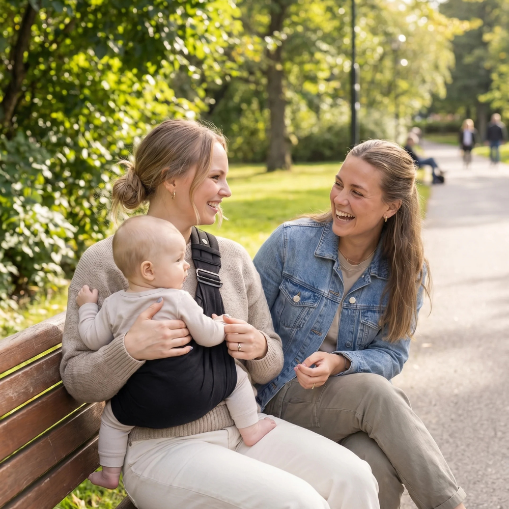 TryggBär™ – Bär ditt barn bekvämt utan trötta armar