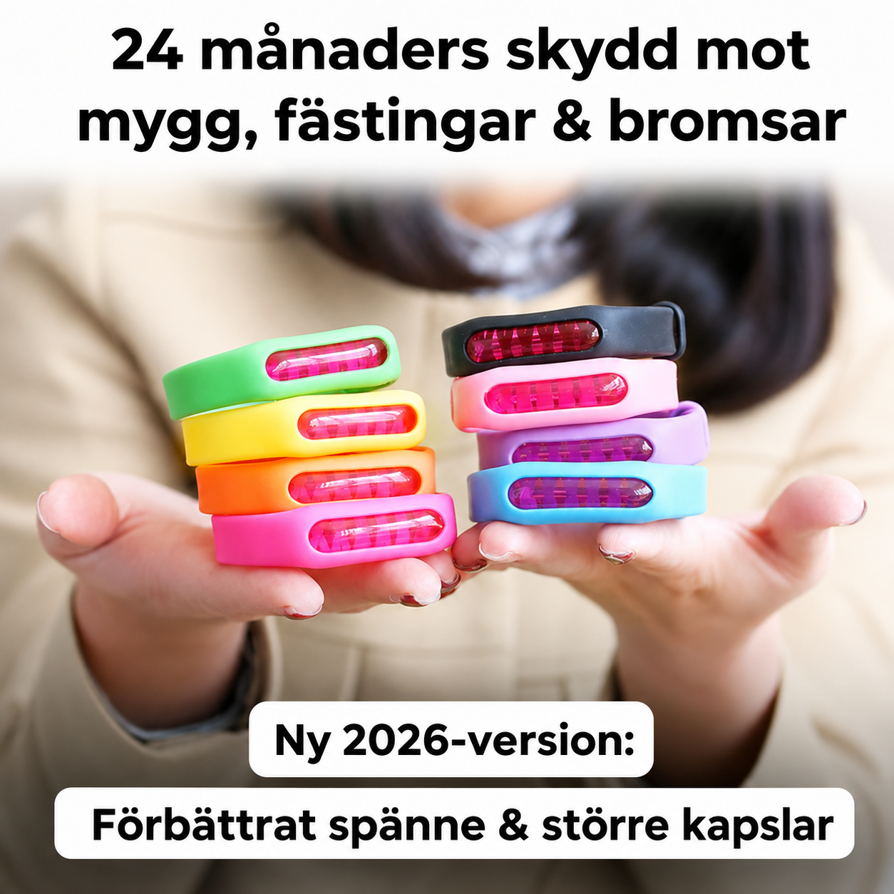MyggVakt™ – Naturligt Myggarmband för Barn & Familj