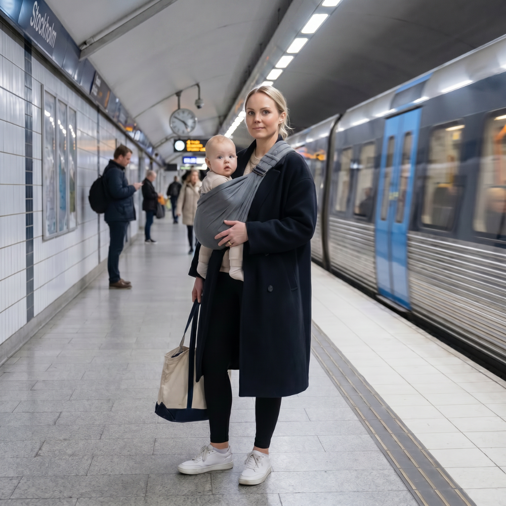 TryggBär™ – Bär ditt barn bekvämt utan trötta armar