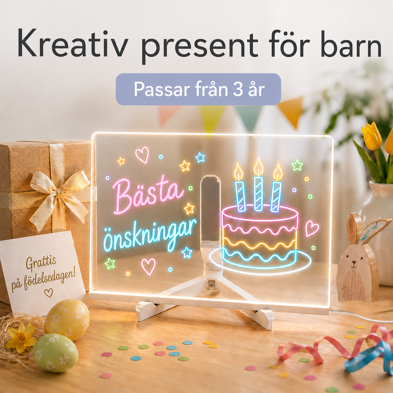 LysRita™ – Lysande ritplatta för skärmfri kreativitet