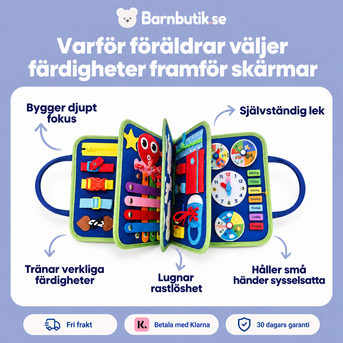 LekBok™ – Montessori aktivitetsbok för små barn