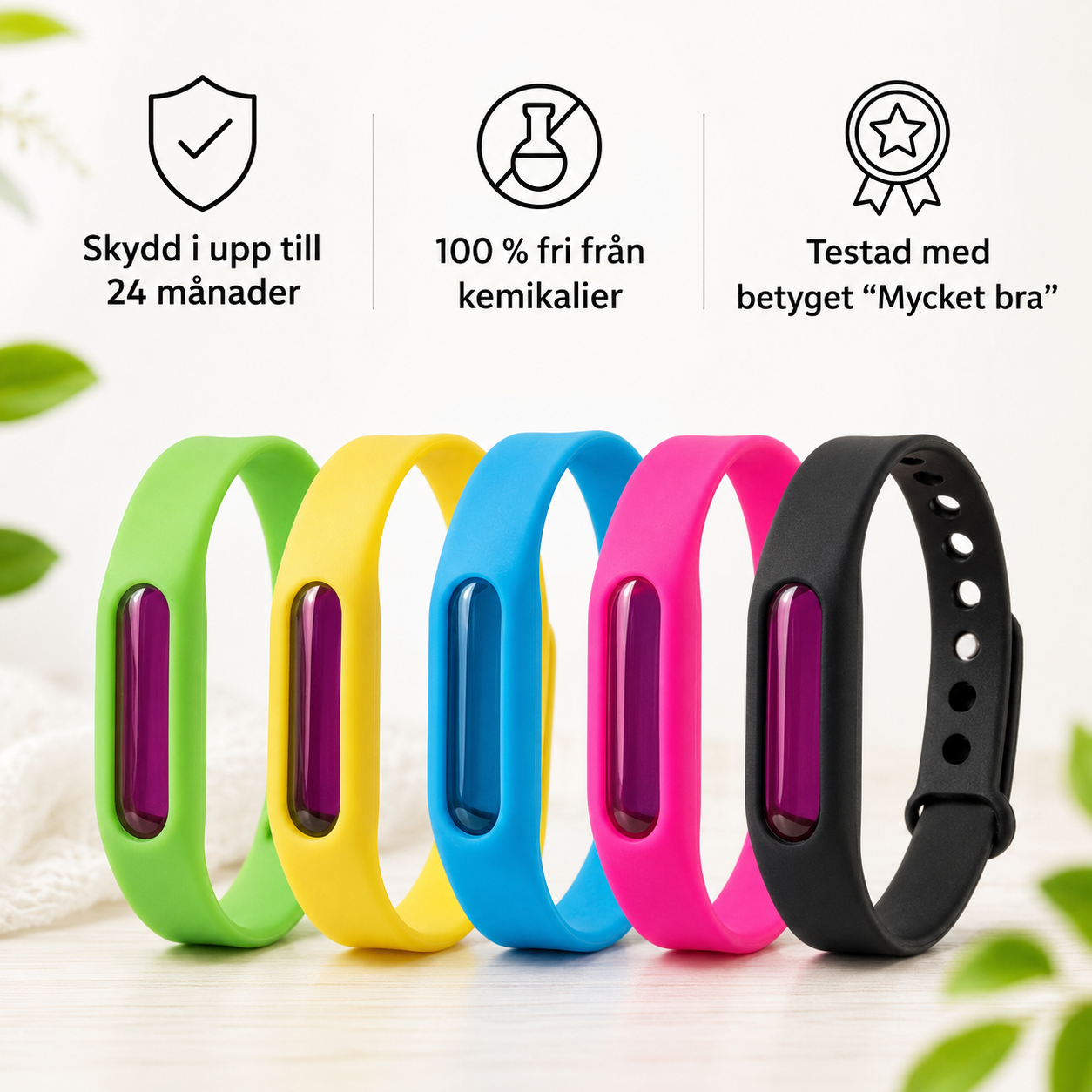 MyggVakt™ – Naturligt Myggarmband för Barn & Familj